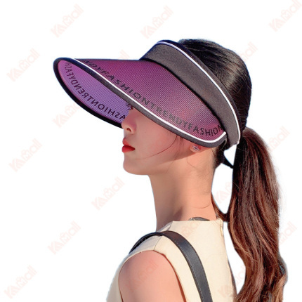 leisure hat sun plastic visor